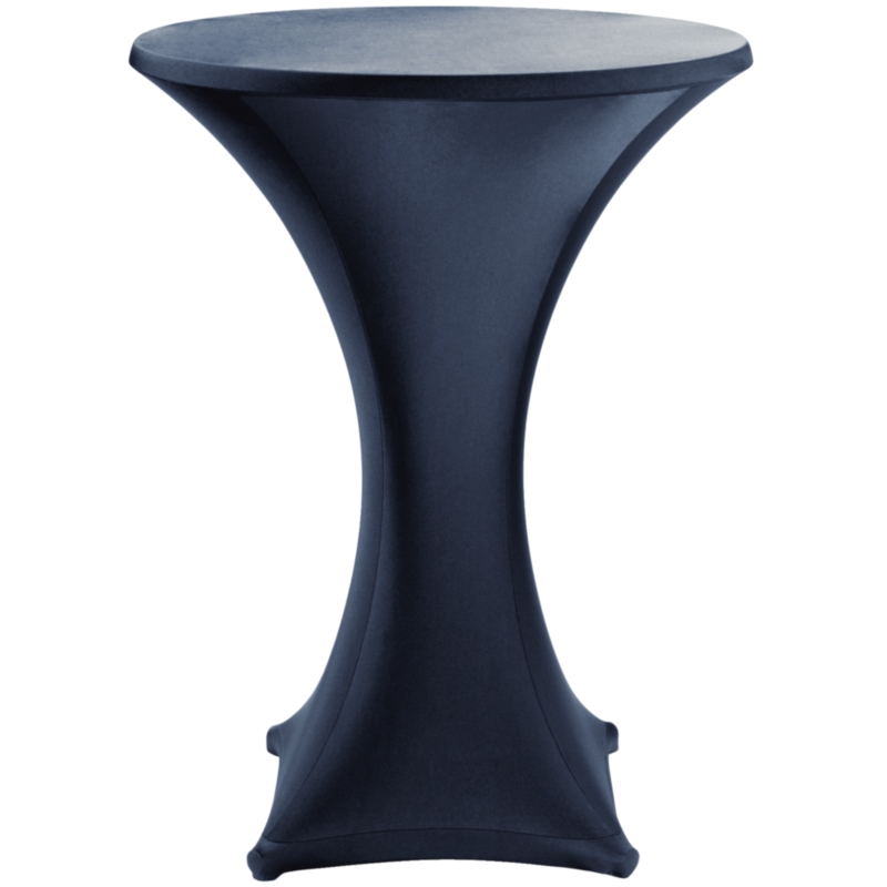 Stretch Poseur Table Cover- Black