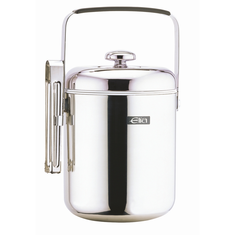 Ice Bucket and Tongs